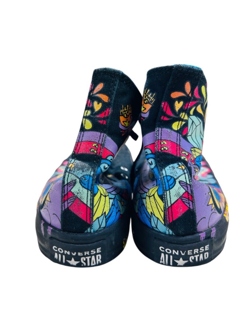 Converse Chuck Taylor All Star Notebook Graffiti Sneaker Black Men 8 Women 10 - Picture 6 of 10